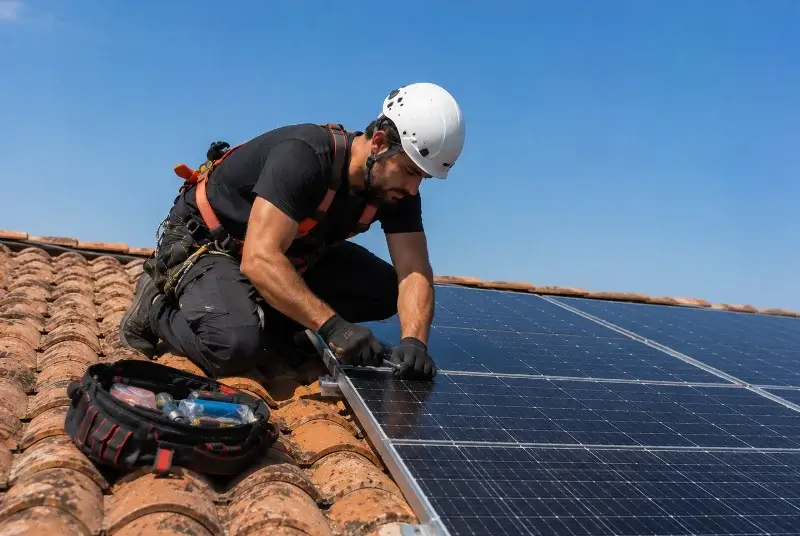Maintenance et monitoring de panneaux solaires à Mancioux